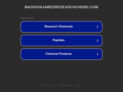 MadisonJamesResearchChems.com